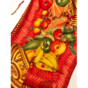 1990s Gucci by Tom Ford Exotic Print Pin Bloomer Silk Trousers