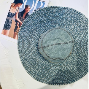 2000s Christian Dior Denim Sun Hat