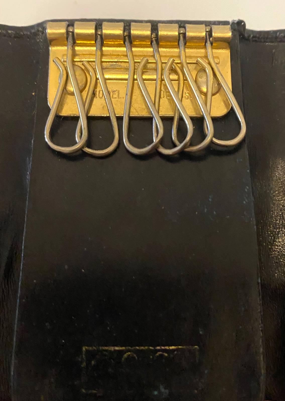 1980s Gucci Sherry Leather Key Holder