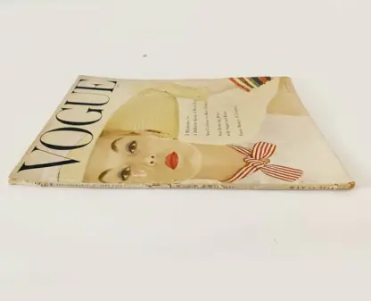 1954 American VOGUE USA January - COVER BY ERWIN BLUMENFELD - Image 8