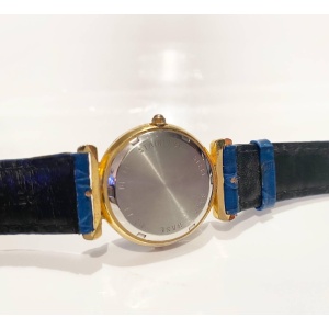 1980s Christian Dior Blue Stone Dial Quartz Watch