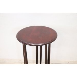 Round Pedestal Table in Beech Wood, 1980s