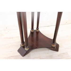 Round Pedestal Table in Beech Wood, 1980s