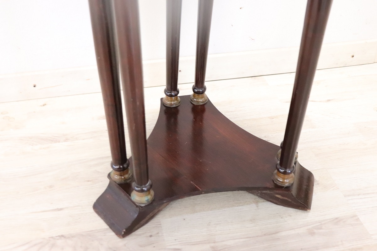 Round Pedestal Table in Beech Wood, 1980s