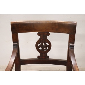 Armchair in Walnut, Late 18th Century