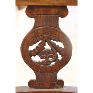 Armchair in Walnut, Late 18th Century
