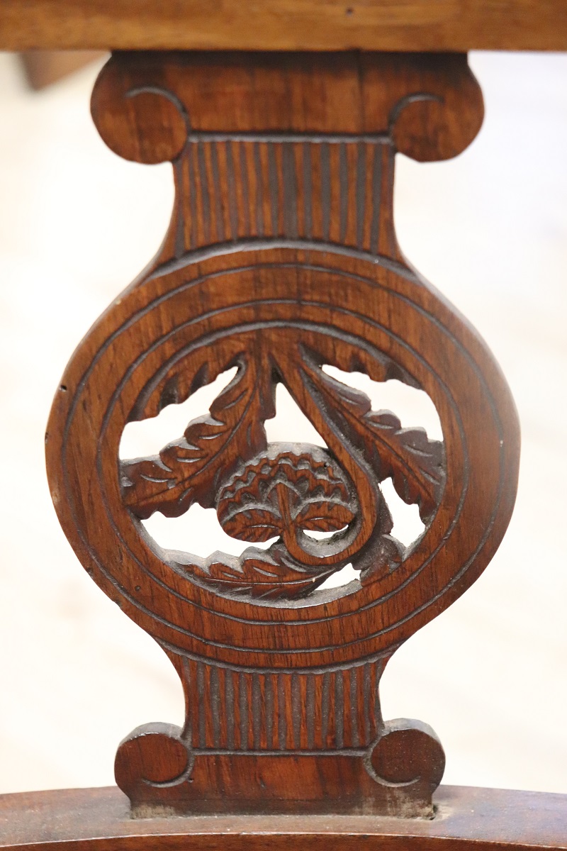 Armchair in Walnut, Late 18th Century