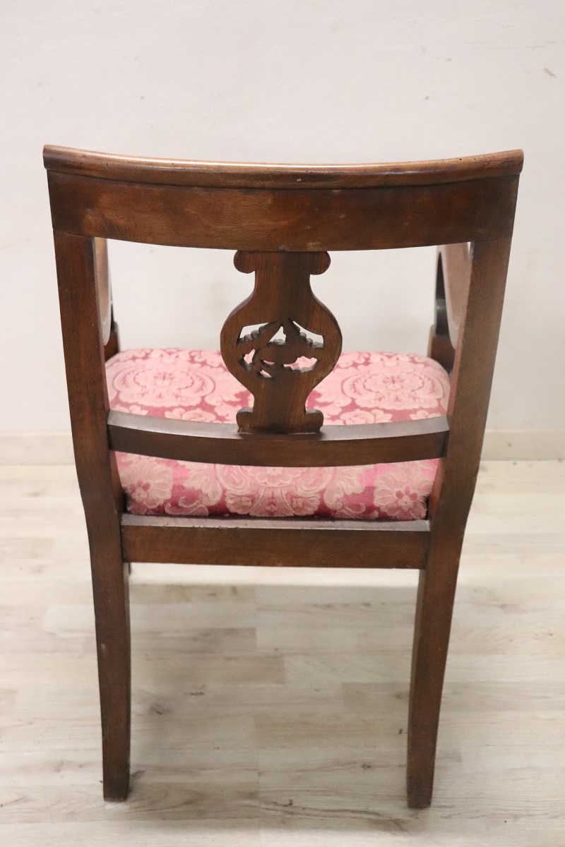 Armchair in Walnut, Late 18th Century