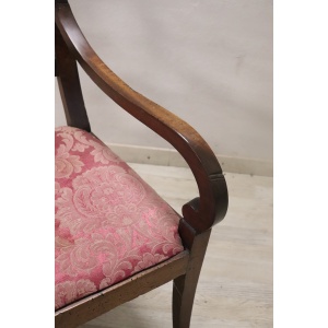 Armchair in Walnut, Late 18th Century