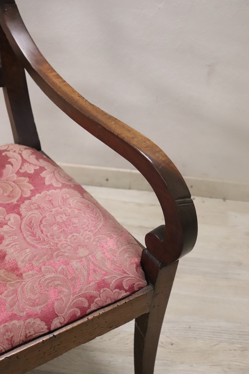 Armchair in Walnut, Late 18th Century