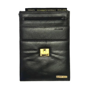 1970s Sergio Rossi Travel Passport Wallet Clutch Organizer