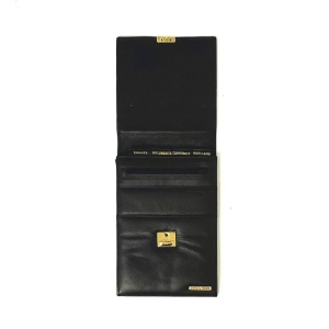 1970s Sergio Rossi Travel Passport Wallet Clutch Organizer
