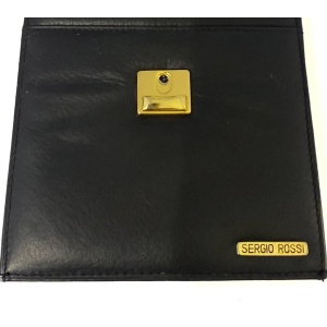 1970s Sergio Rossi Travel Passport Wallet Clutch Organizer