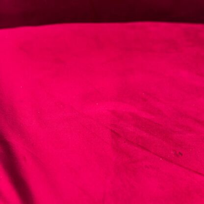 Pair Of Red Velvet Armchairs From The 1950s Modern Vintage - Image 8