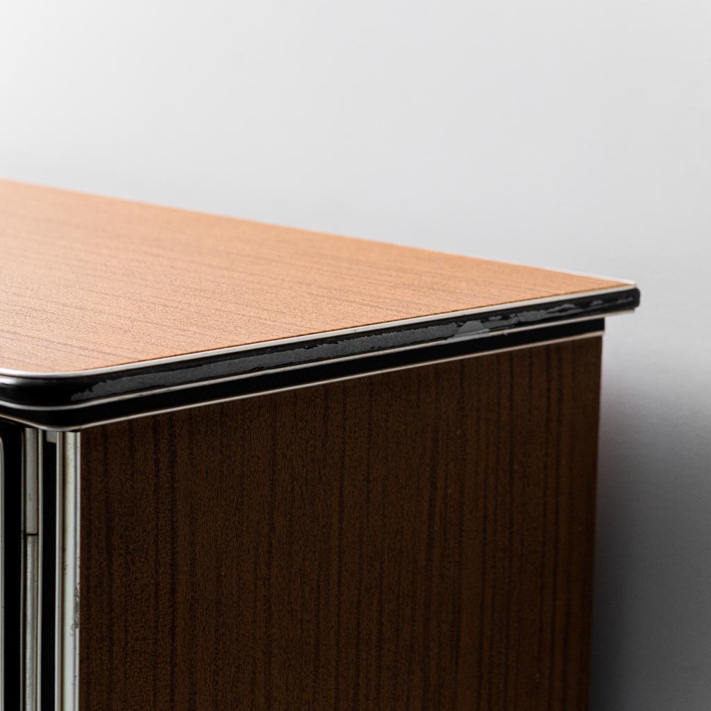 Umberto Mascagni Wooden Sideboard 1950s Vintage Modern Art