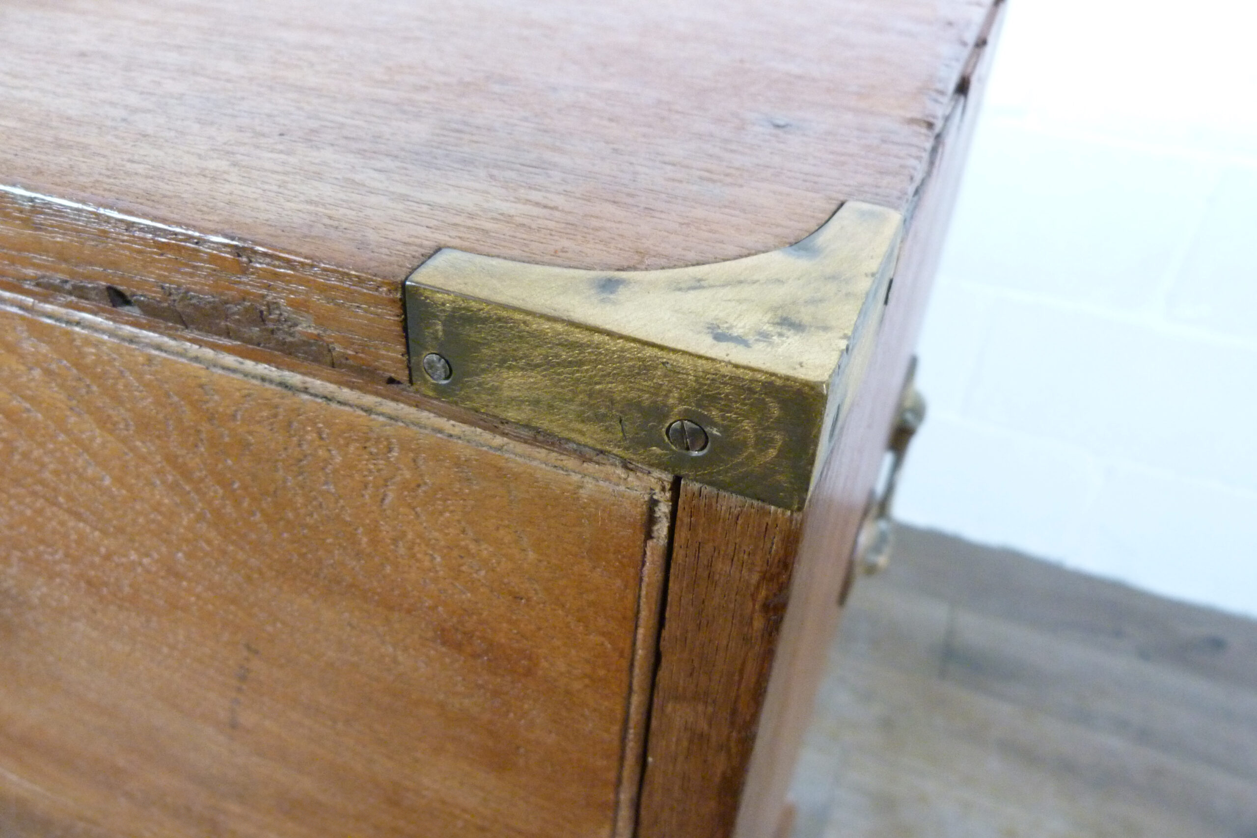 Large Military Campaign Chest of Drawers