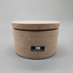 Vintage Box in Travertine by Cerri Nestore - 1970s
