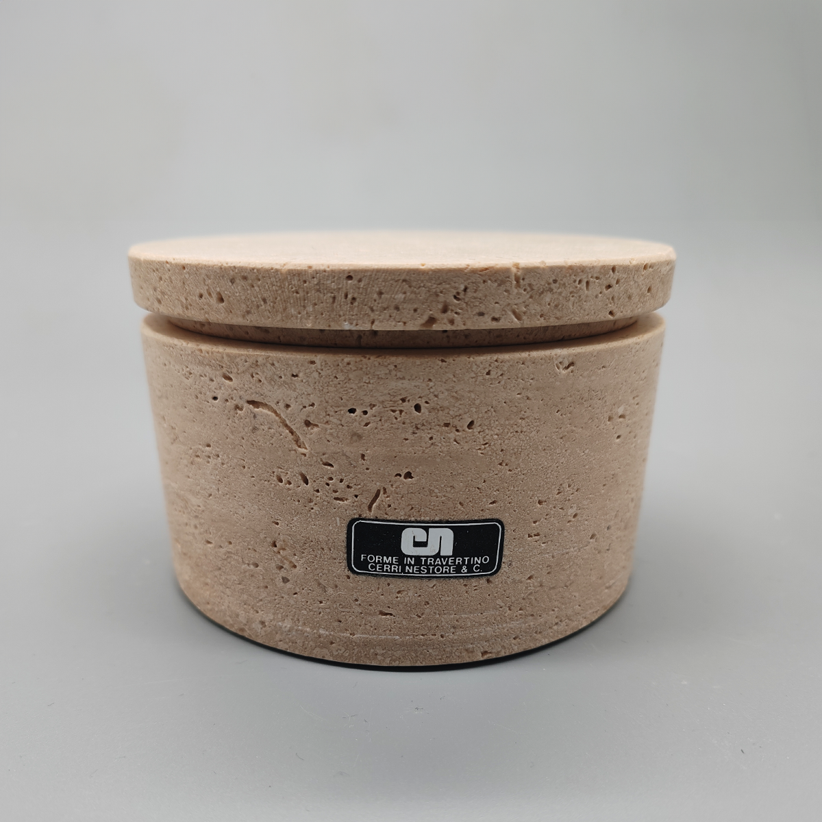 Vintage Box in Travertine by Cerri Nestore - 1970s