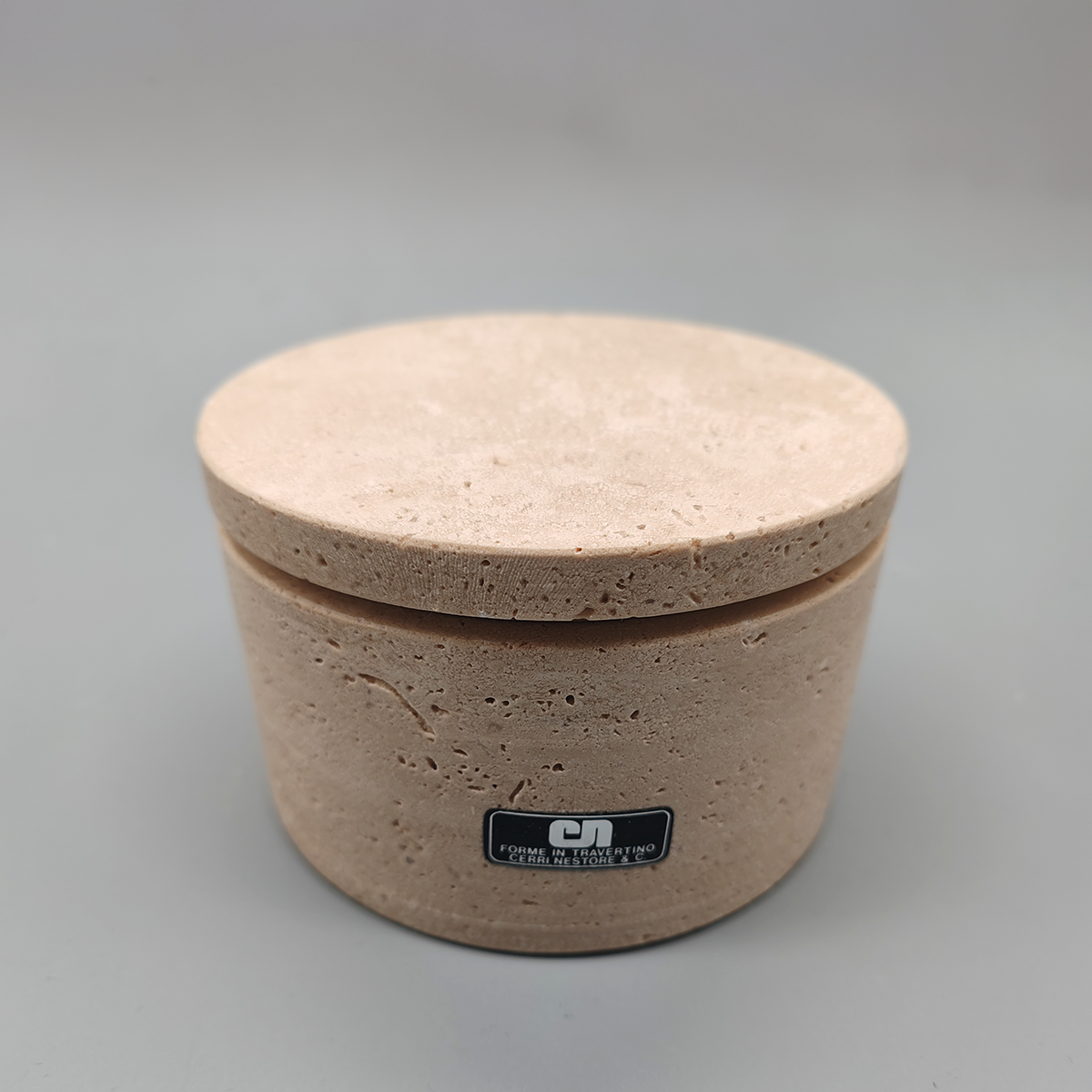 Vintage Box in Travertine by Cerri Nestore - 1970s