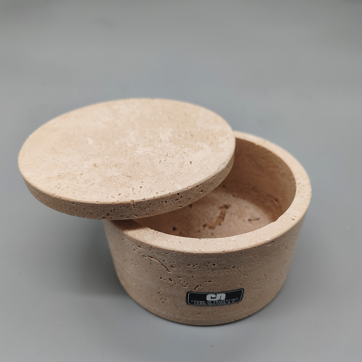 Vintage Box in Travertine by Cerri Nestore - 1970s
