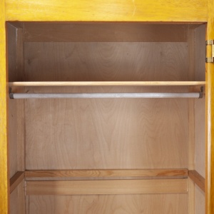 Vintage English Ply Wardrobe By B Linden, 1960s