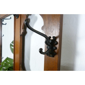 Antique Oak Hallway Umbrella Stand