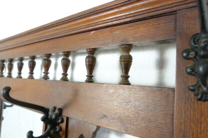 Antique Oak Hallway Umbrella Stand - Image 5