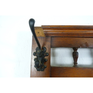 Antique Oak Hallway Umbrella Stand