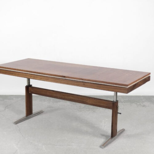 German Rosewood Adjustable Table from E.M.Ü, 1960s
