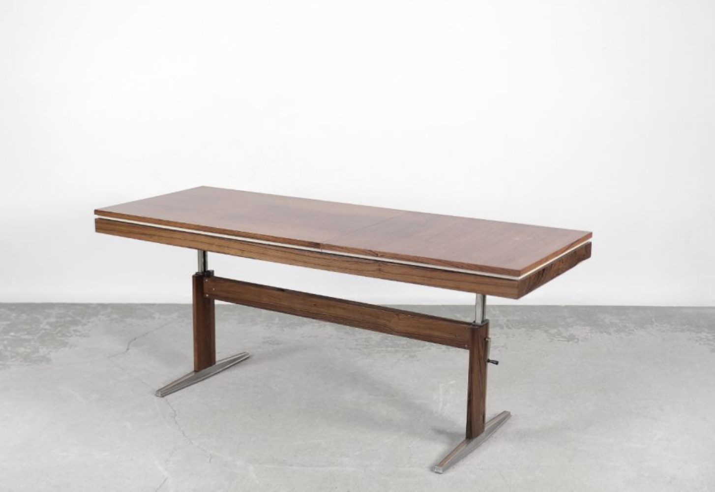 German Rosewood Adjustable Table from E.M.Ü, 1960s