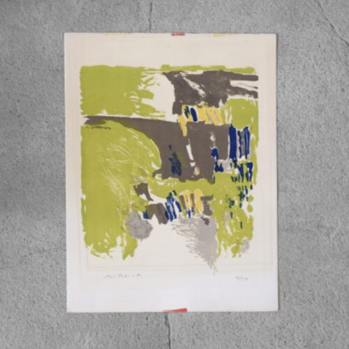Color Lithograph on Van Gelder Zonen Paper by Jörgen Fogelqvist, 1980s