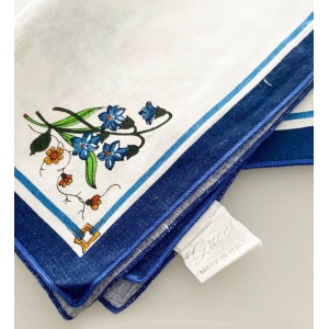 1980s Gucci Accornero Print Linen Placemat Set