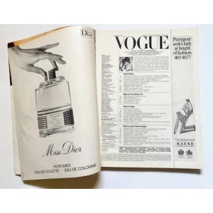 1972 Vogue Magazine - 'The Look From Head To Foot' - Cover By Norman Parkinson