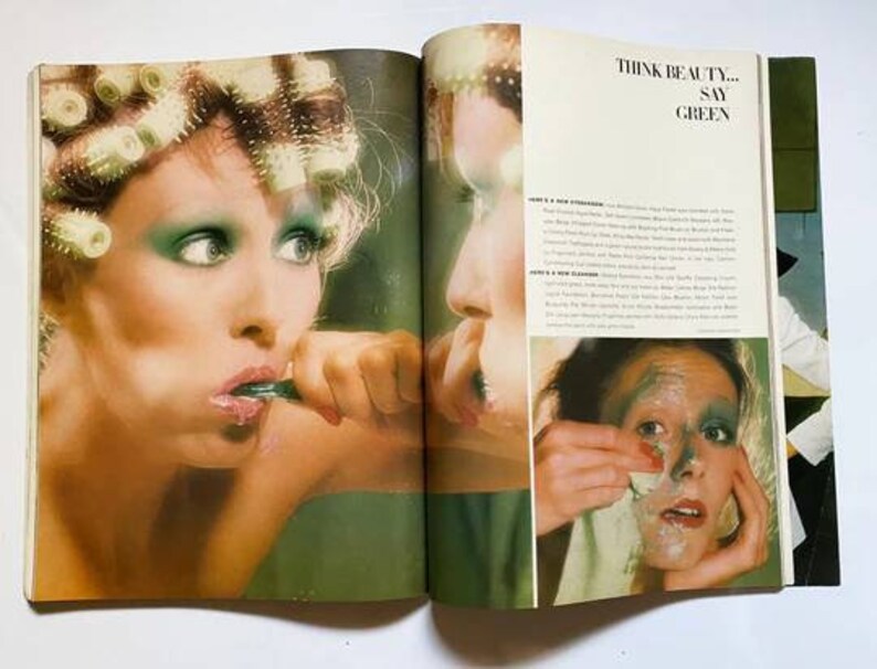 1972 Vogue Magazine - 'The Look From Head To Foot' - Cover By Norman Parkinson