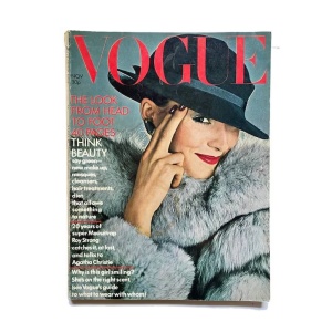 1972 Vogue Magazine - 'The Look From Head To Foot' - Cover By Norman Parkinson