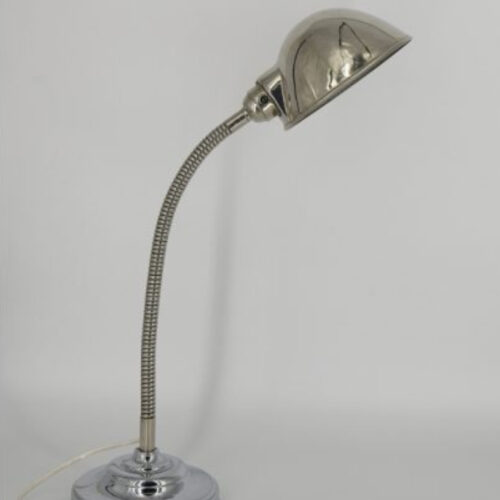 Vintage Scandinavian Chrome Desk Lamp, 1960s