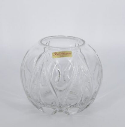 German Crystal Ball Vase from Nachtmann, 1960s