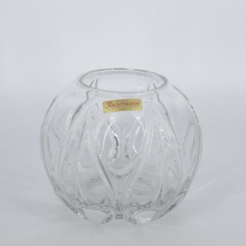 German Crystal Ball Vase from Nachtmann, 1960s