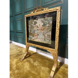 Nineteenth Century Gilt Wood Grate Screen