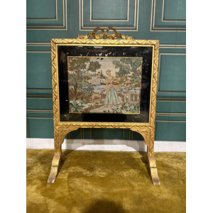 Nineteenth Century Gilt Wood Grate Screen