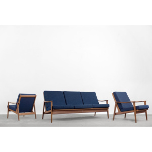 Mid-Century Australian Modern Teak Sofa & Armchairs by Parker Furniture, 1950s, Set of 3