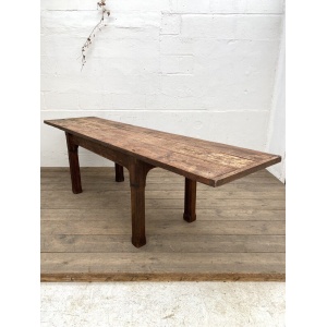 Pine And Oak Farmhouse Kitchen Table 9ft Long