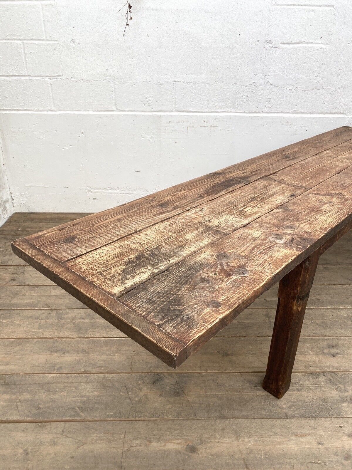 Pine And Oak Farmhouse Kitchen Table 9ft Long