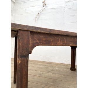 Pine And Oak Farmhouse Kitchen Table 9ft Long