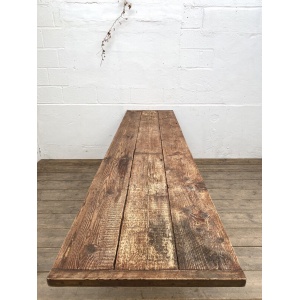 Pine And Oak Farmhouse Kitchen Table 9ft Long