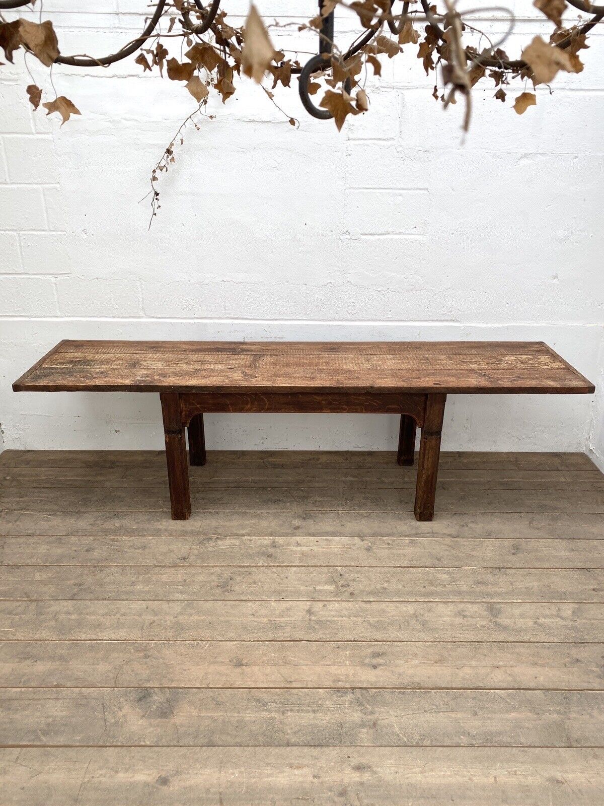 Pine And Oak Farmhouse Kitchen Table 9ft Long