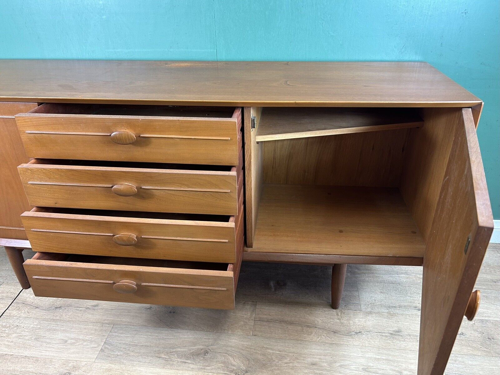 Mid Century ELM Sideboard By Scandart