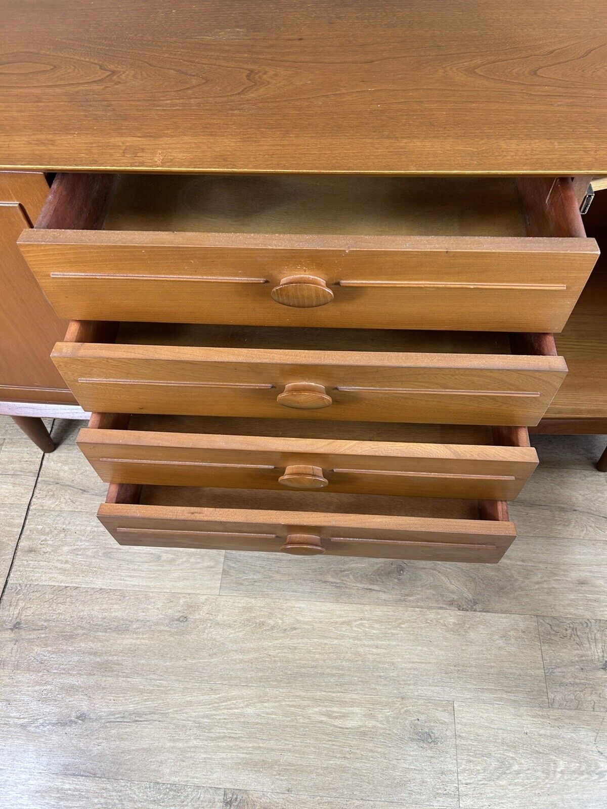 Mid Century ELM Sideboard By Scandart