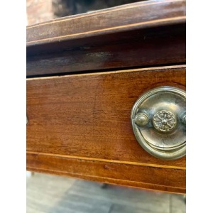 Antique George III mahogany inlaid Pembroke table