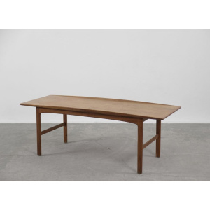Mid-Century Modern Scandinavian Teak Coffee Table, 1950s